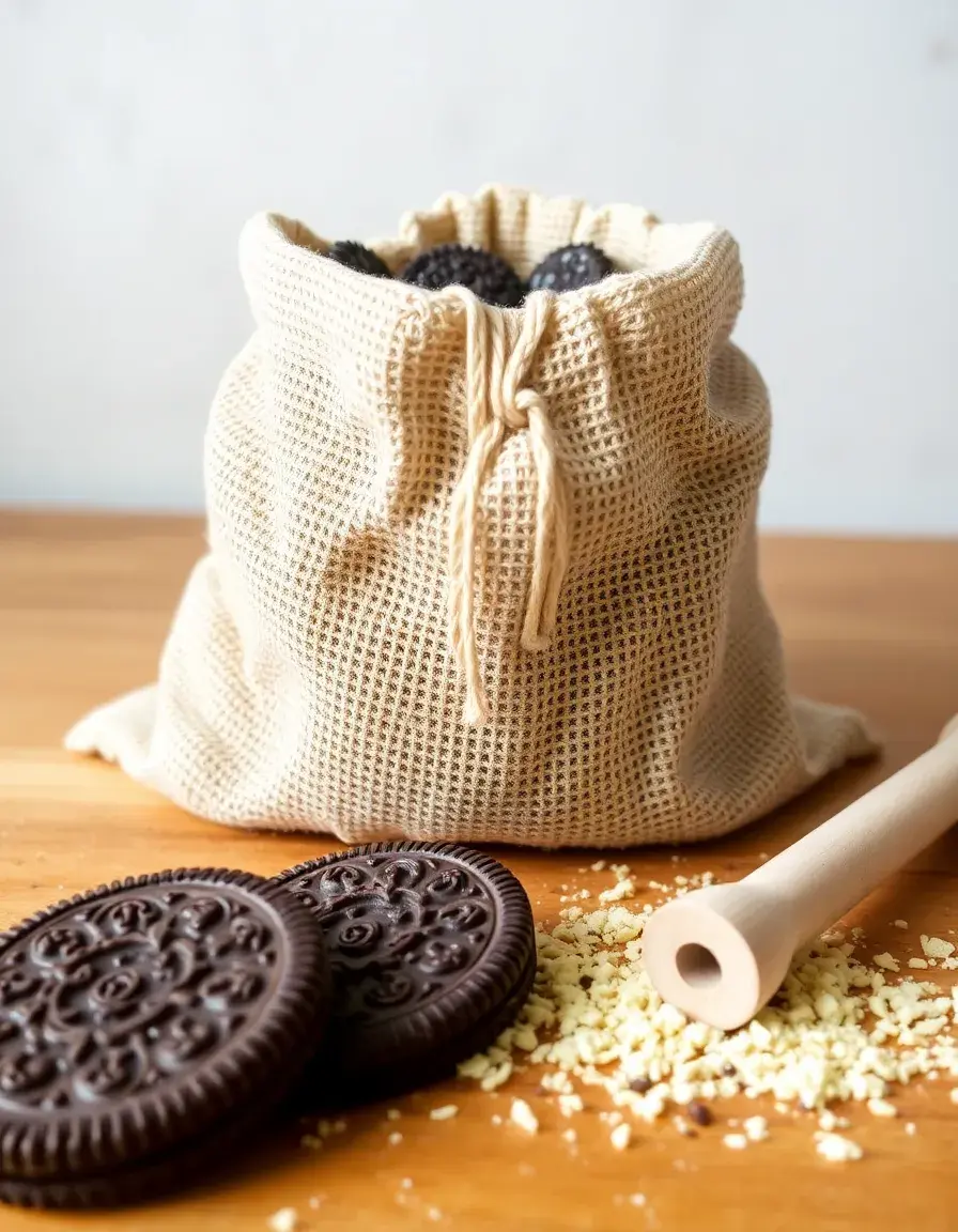 Cookie Crusher Set mit Beutel und Hammer für Oreo Krümel