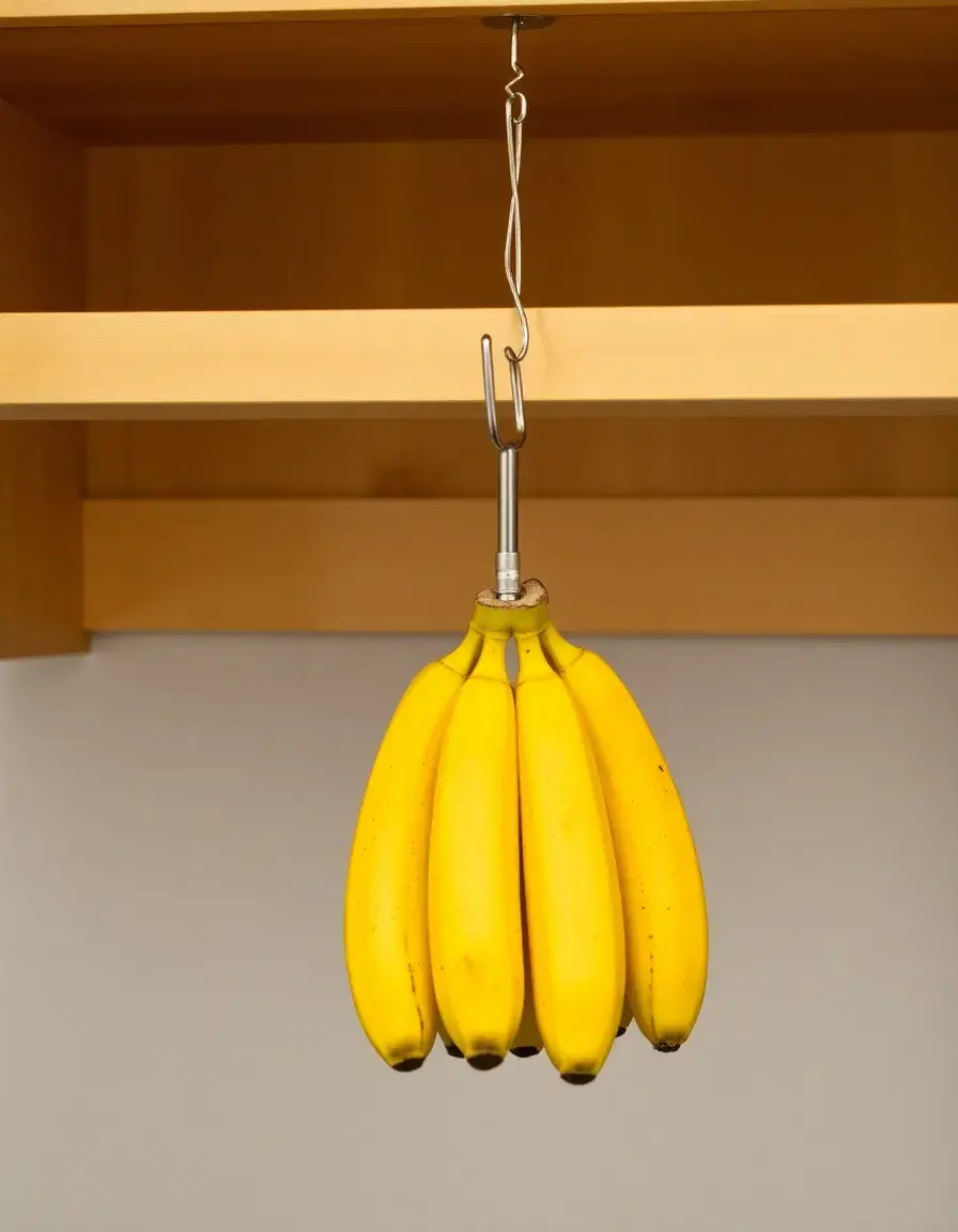 Bananenhaken für die Unterseite des Küchenschranks