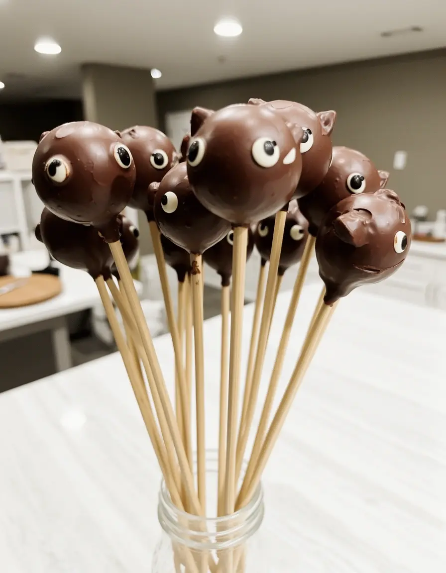 Cake Pop Stiele aus Bambus für Dinosaurier Ei Snacks