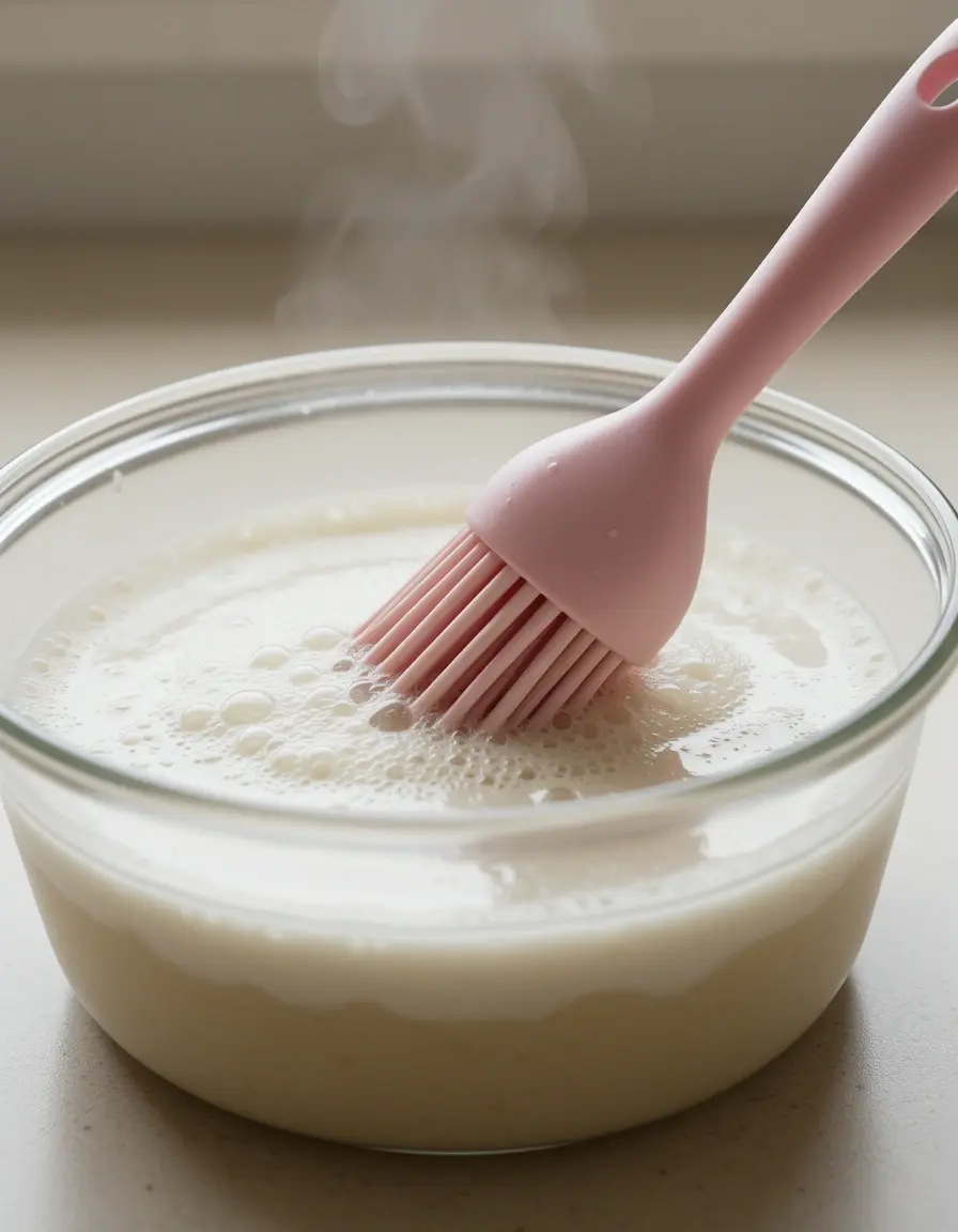 Fanta Kuchen Rezept Silikonpinsel zum Tränken
