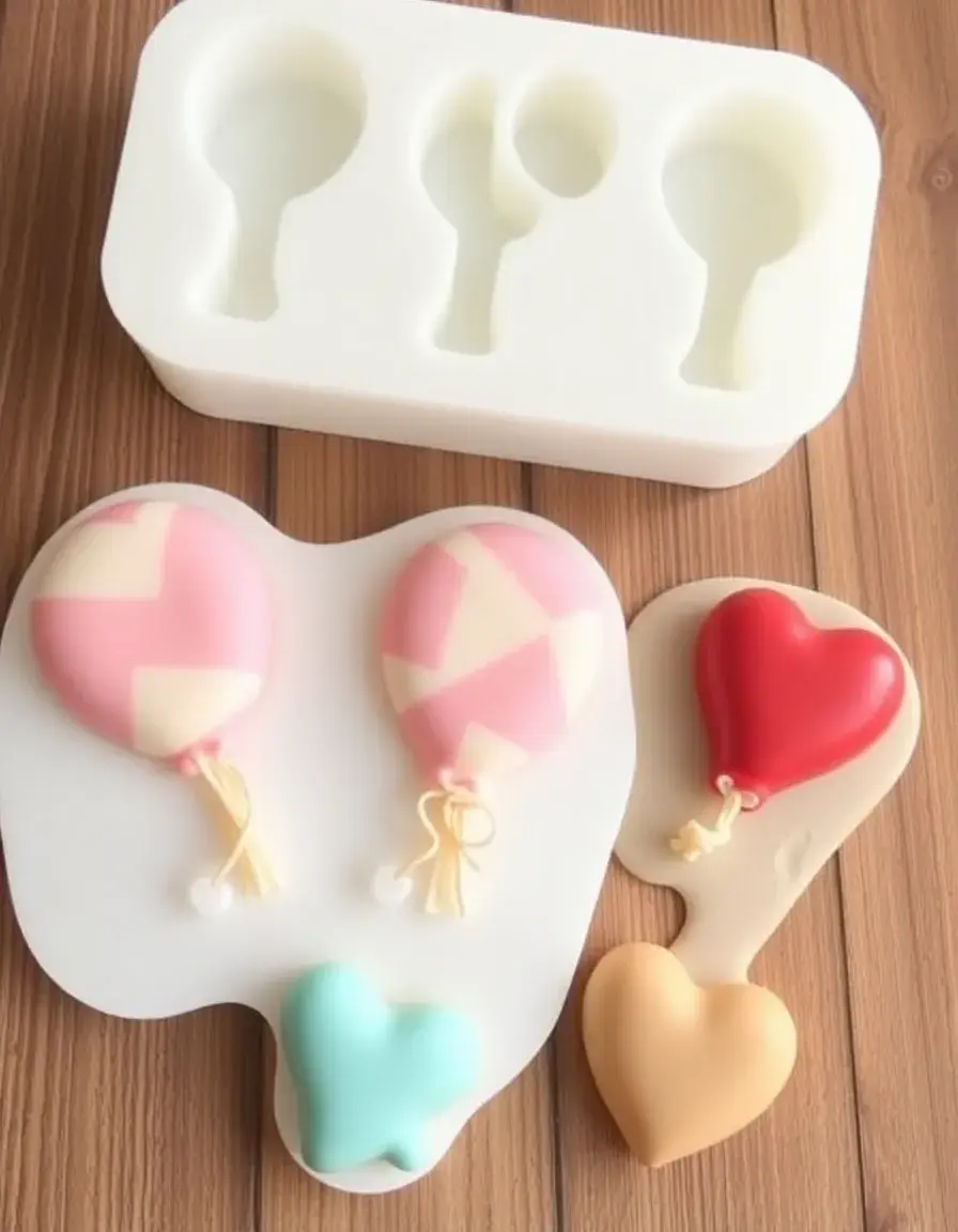 Silikonbackform in Ballonform