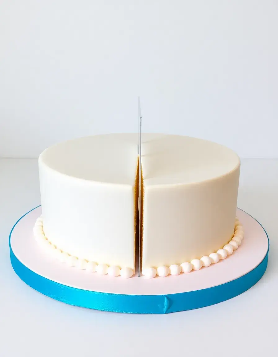 Kuchenteiler aus Kunststoff für gleichmäßige Portionen