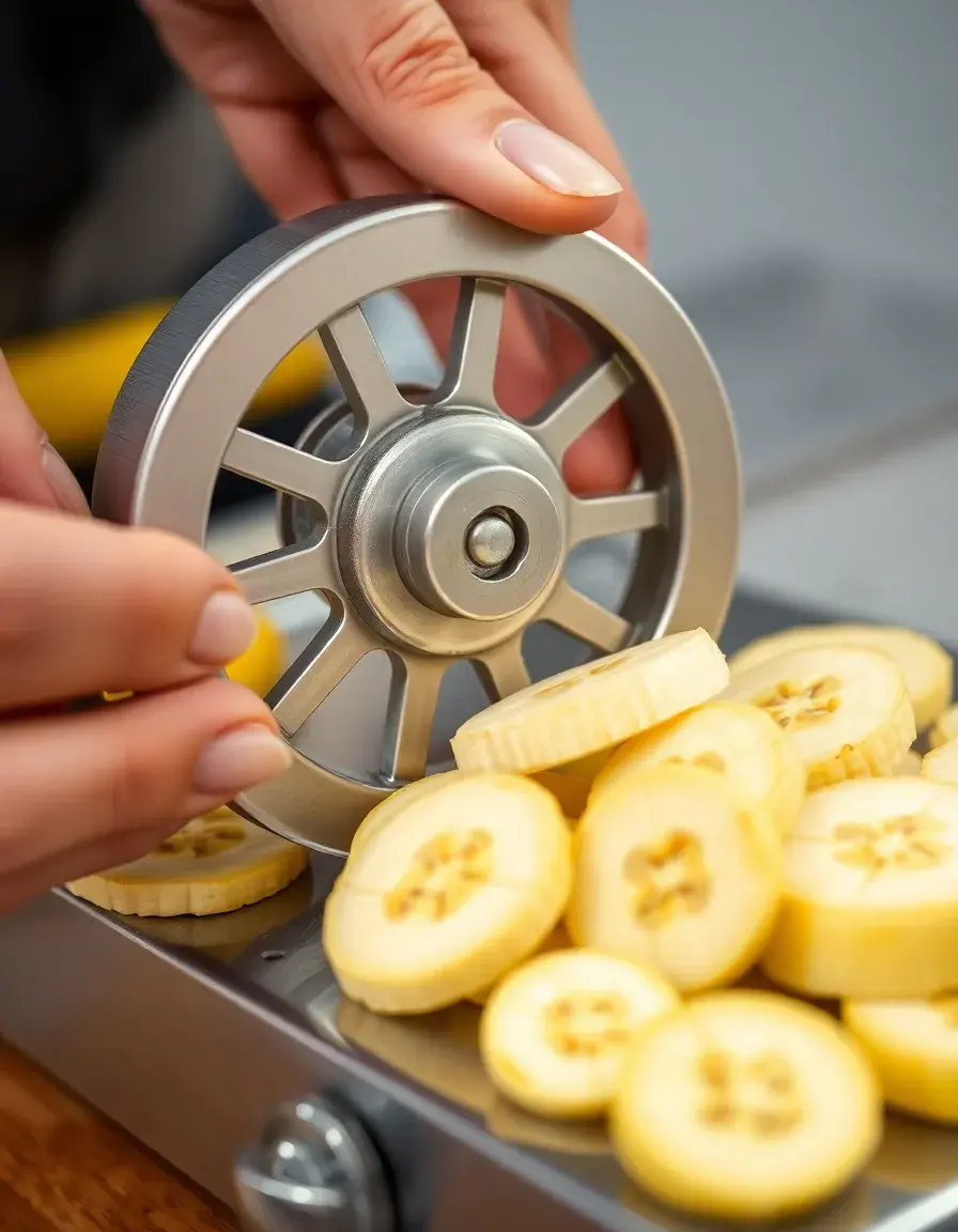 Bananenschneider für perfekte Scheiben