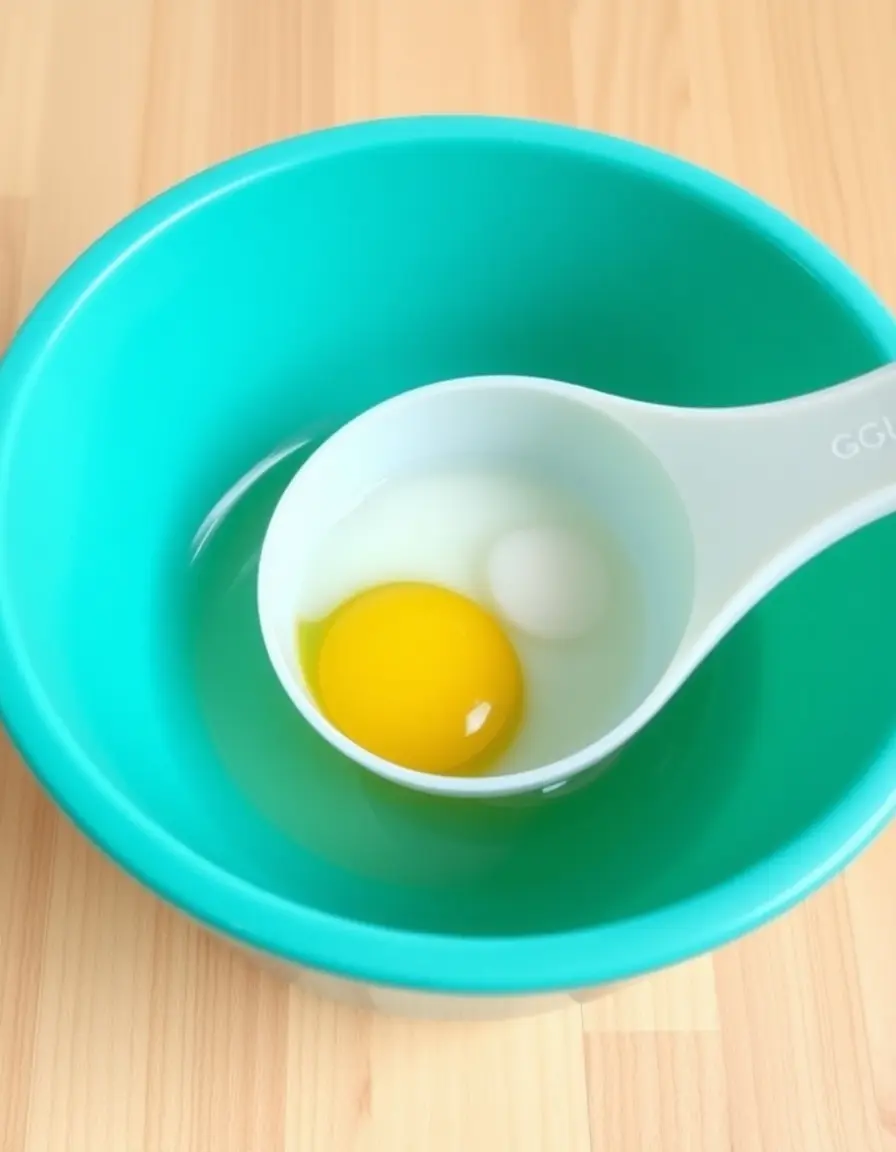 Egg Separator Tool zum Trennen von Eiern für Baisers und Teige