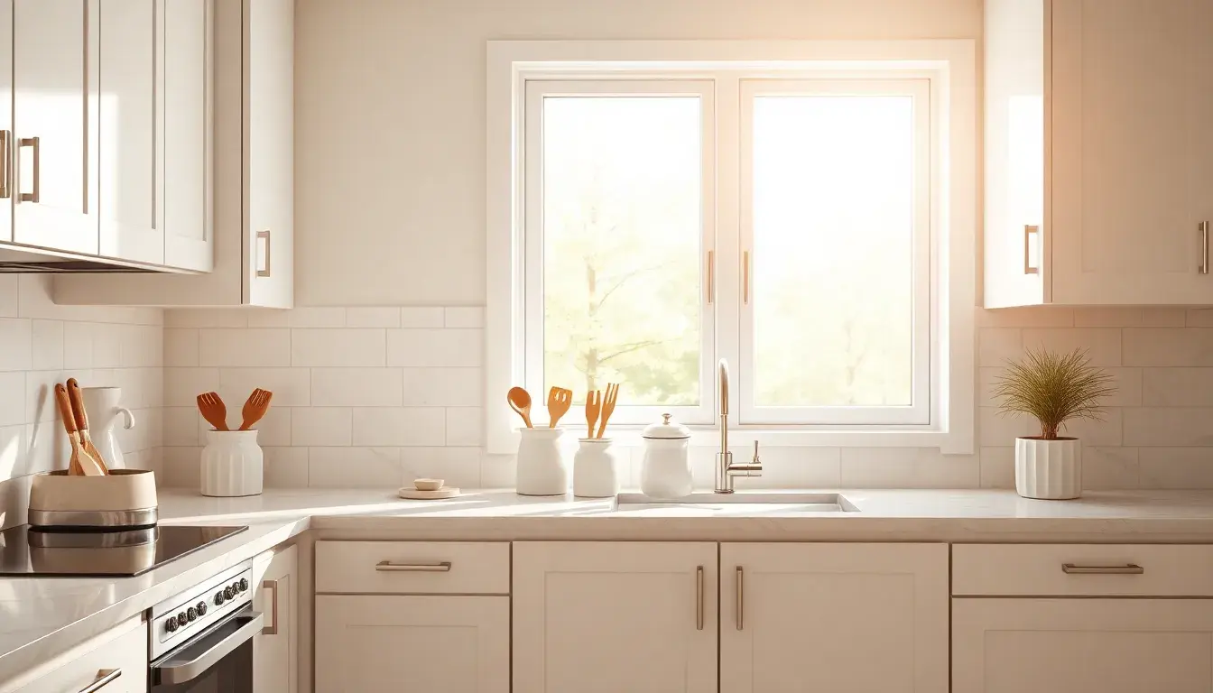 White Kitchen Design: Clean and Bright Tools